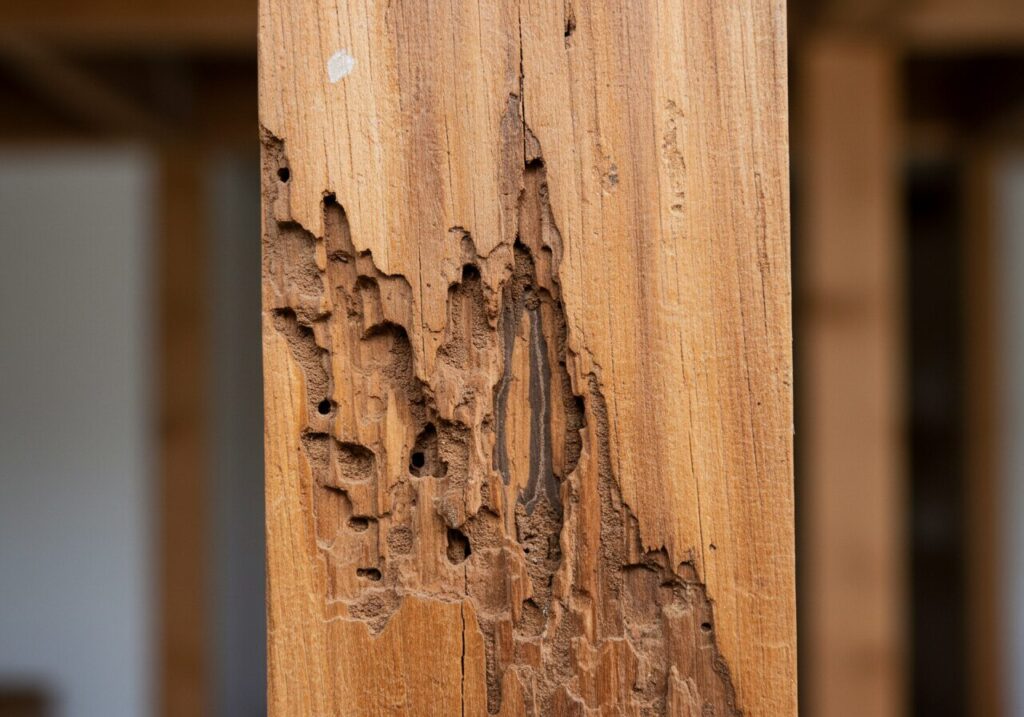 シロアリ被害 柱