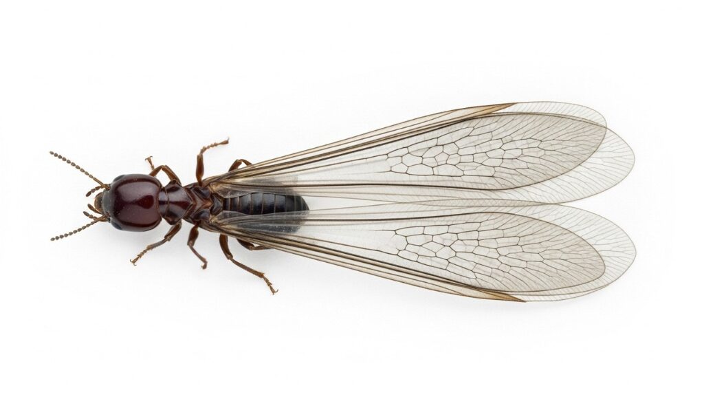 ヤマトシロアリ 羽アリ 横