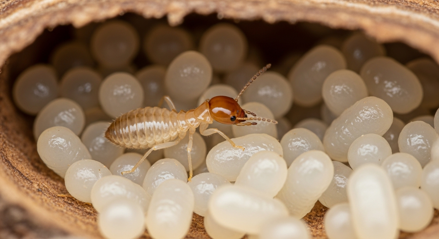 シロアリの卵