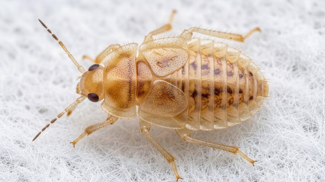 トコジラミ（南京虫）の幼虫