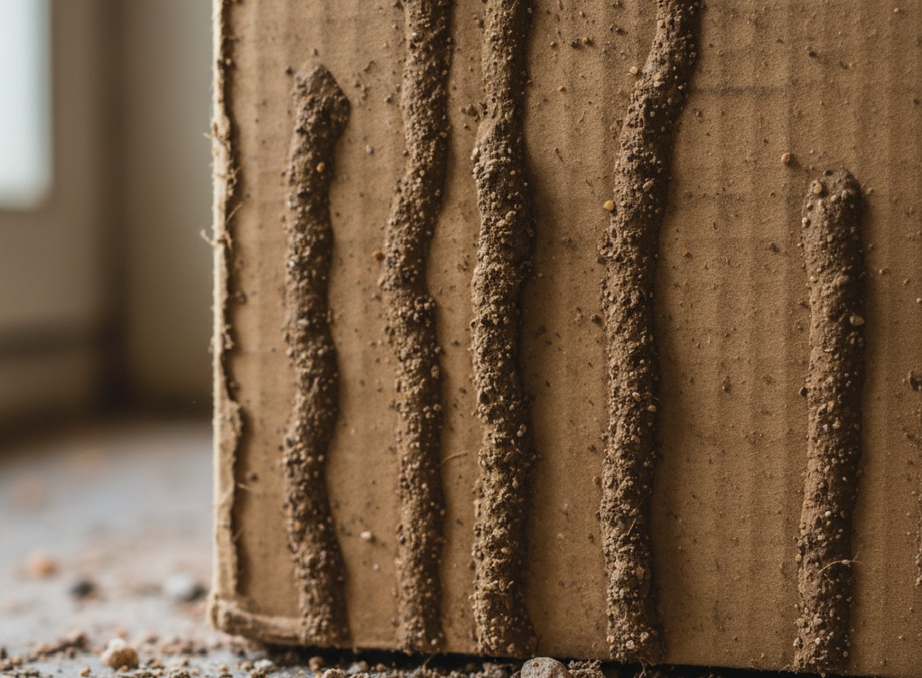 ダンボール被害蟻道