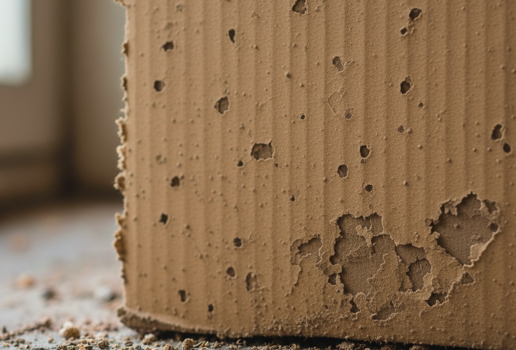 ダンボール被害穴