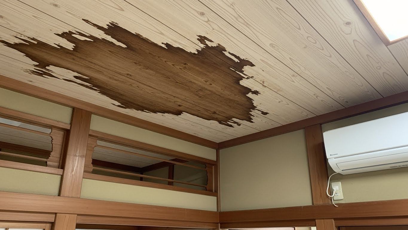 天井のシミ