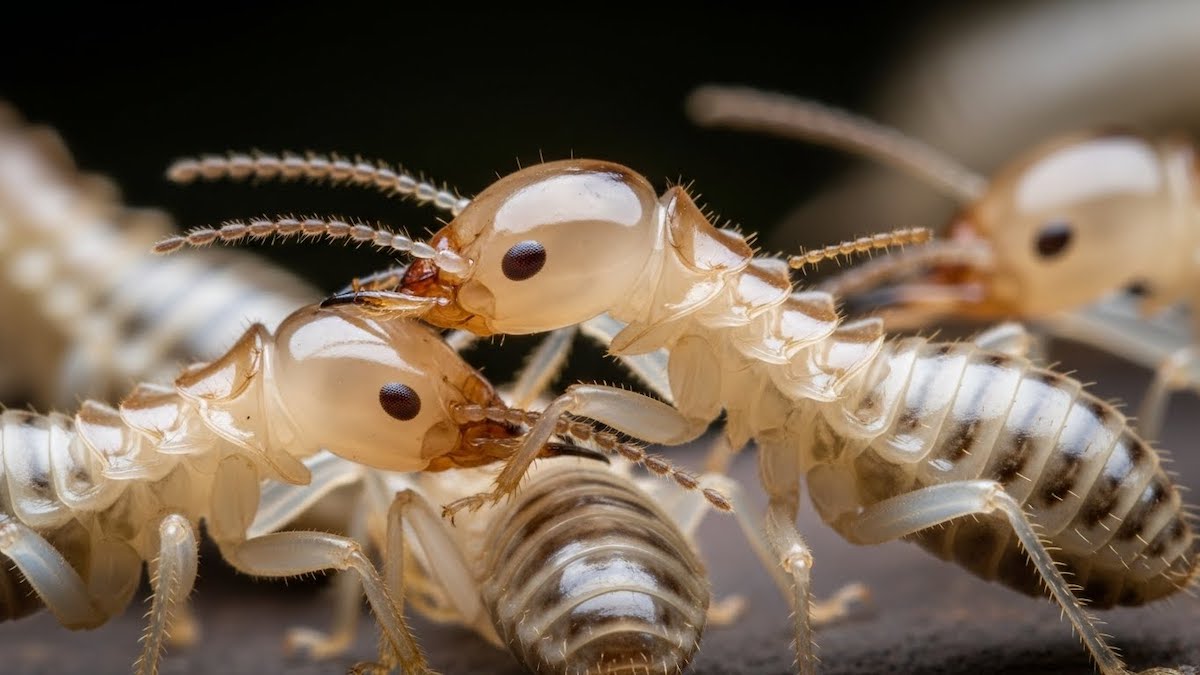 シロアリの働きアリ