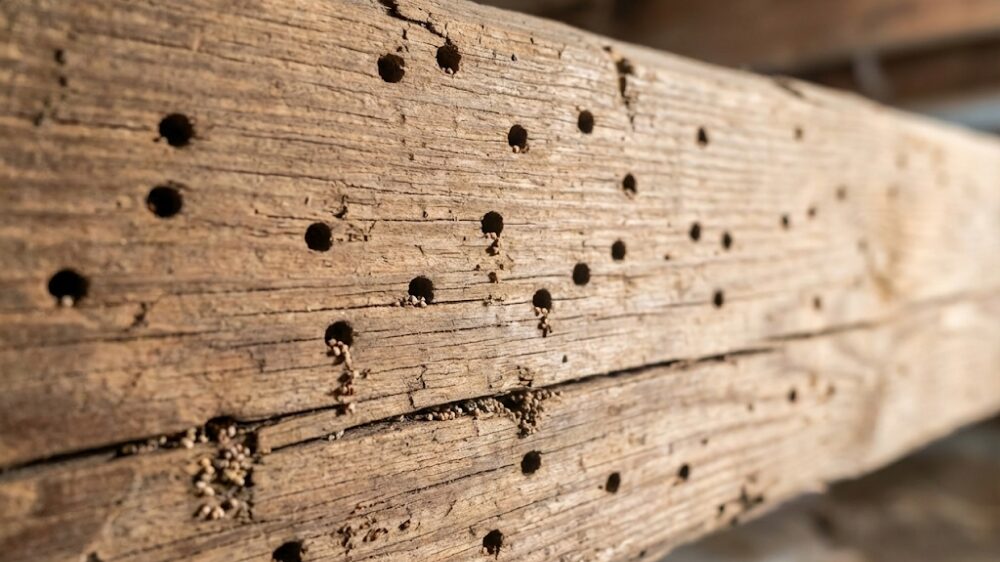 シロアリのふんが発見される場所