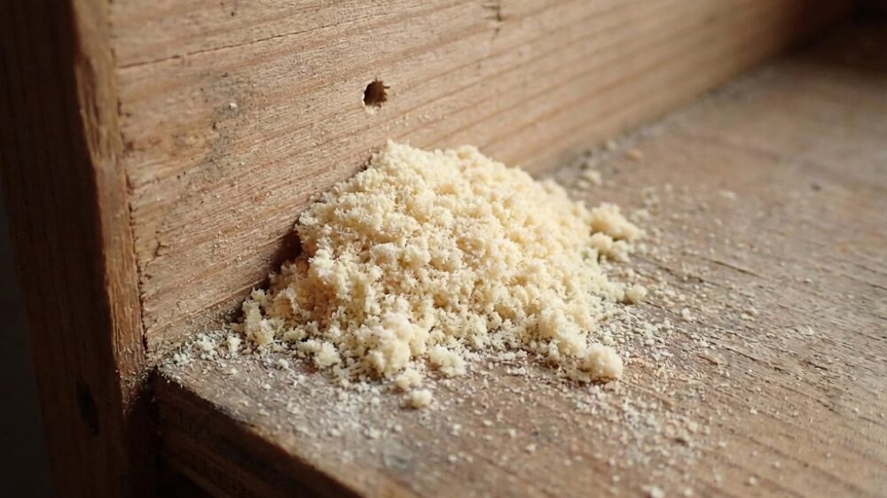 キクイムシのふん