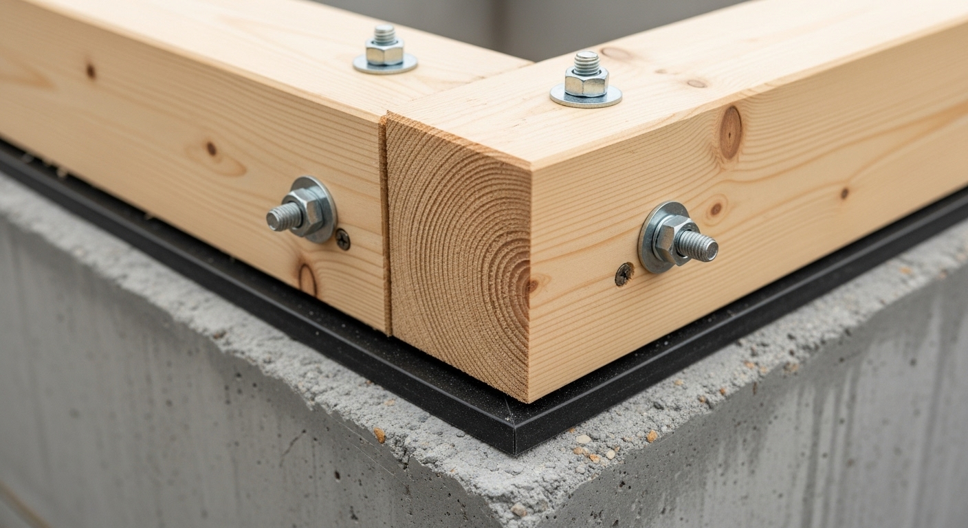 基礎と土台の接合部