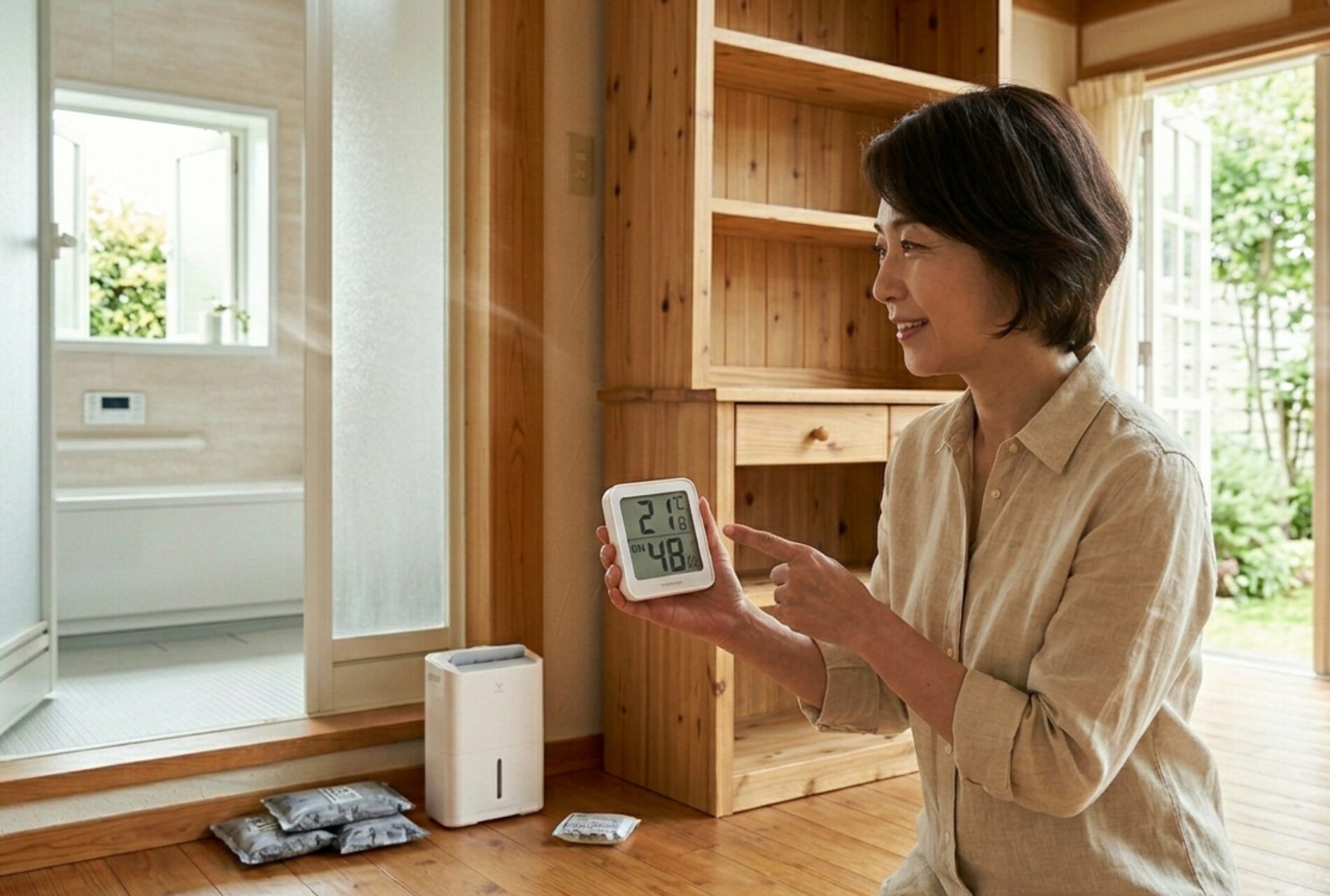 室内と家具周辺の湿度を管理する