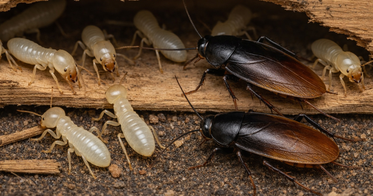サムネイル シロアリ ゴキブリ