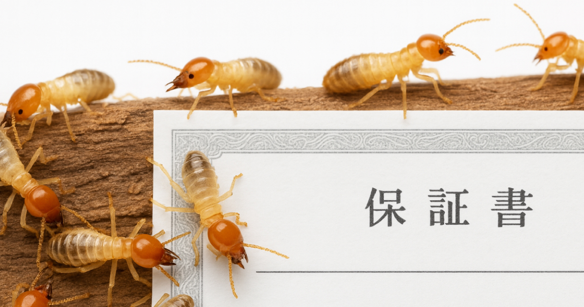 サムネイル シロアリ 保証