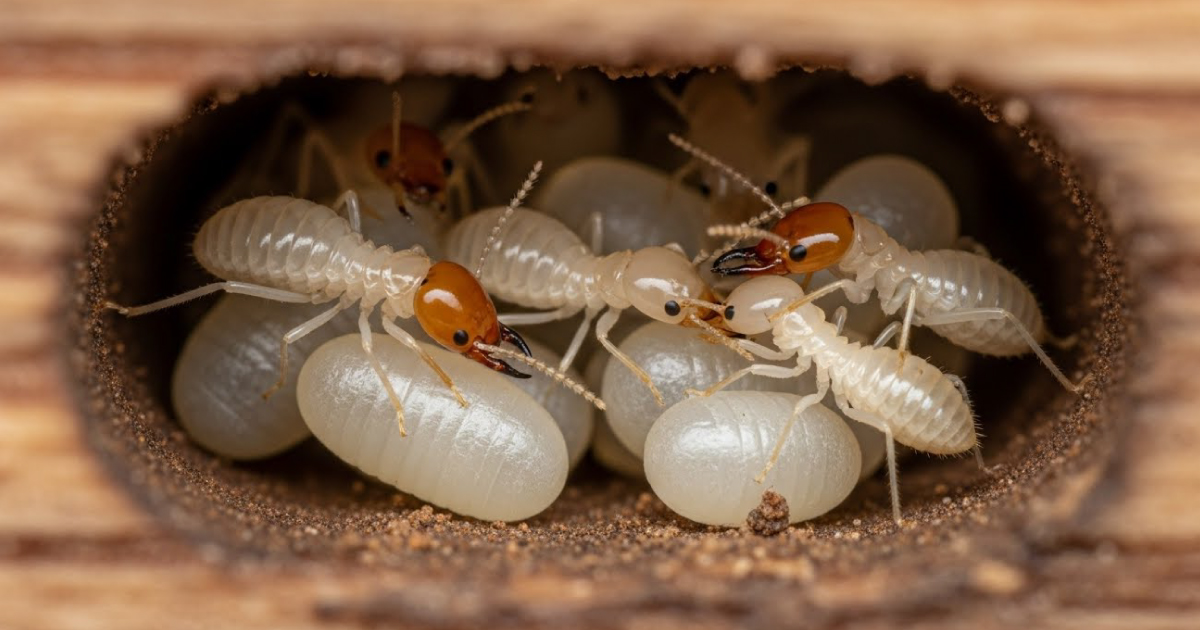 サムネイル シロアリ 卵