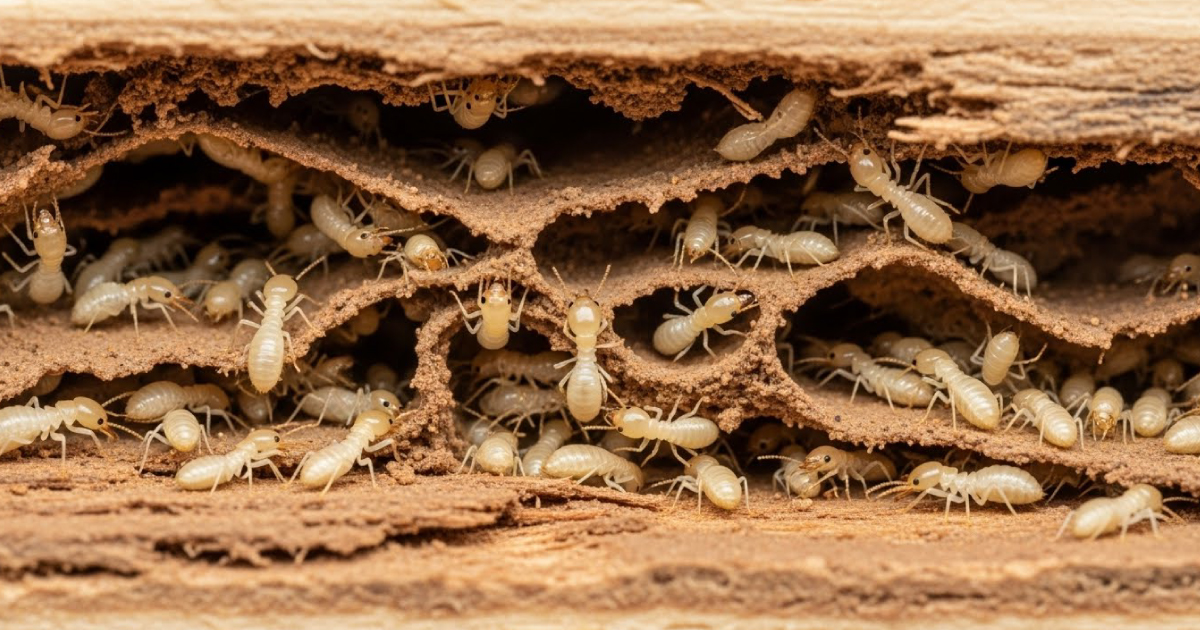 サムネイル シロアリ 巣