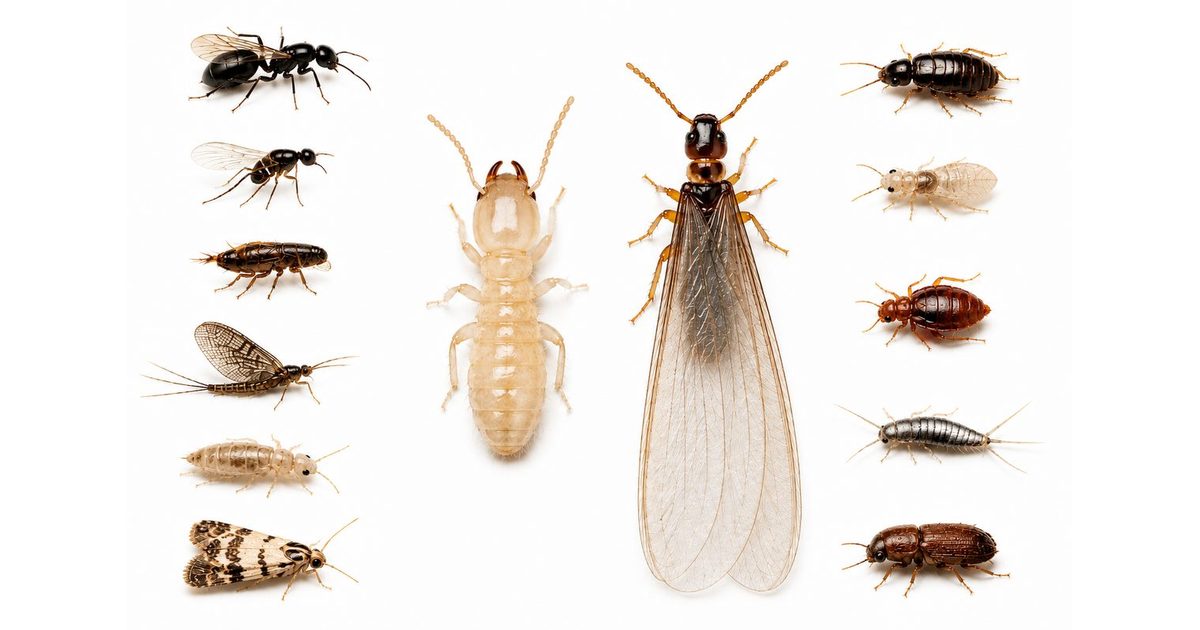 【画像付き】シロアリに似た虫11種類｜見た目の特徴・判別方法・対処法を徹底解説